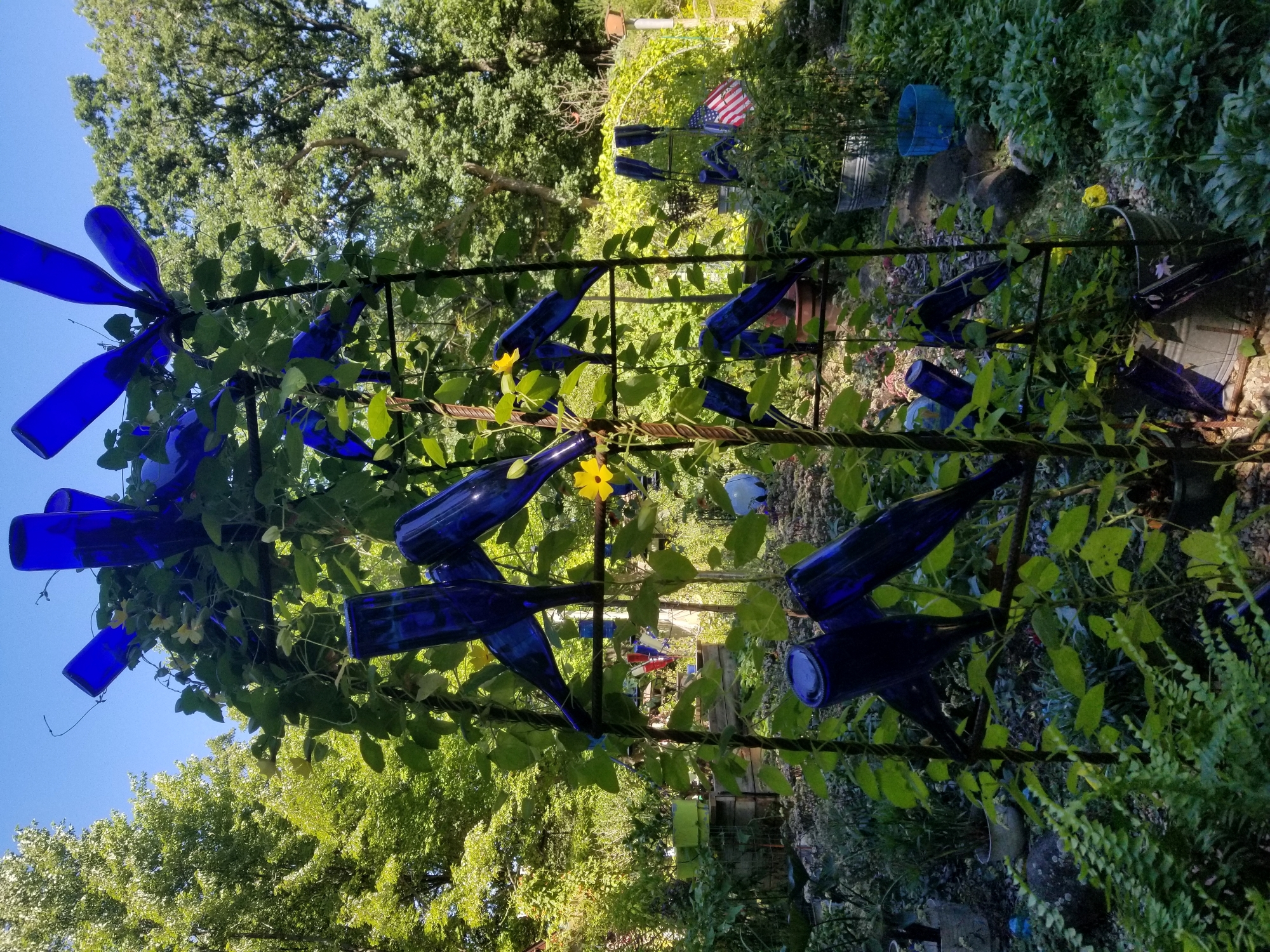 Bottle Arch - Bottle Tree - Wine Bottle Tree - Bottle Trees